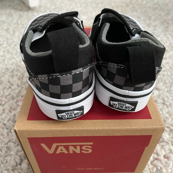 Checkered Slip On Vans - Toddler - Picture 3 of 5
